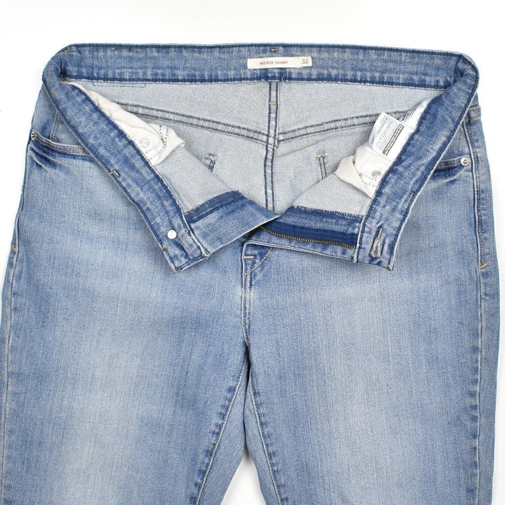 Levi's Mid Rise Skinny Jeans 32 - Picture 4 of 6